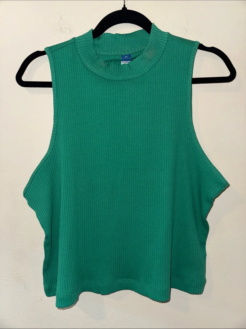 Old Navy Ribbed Tank Top - Green Size XL - Picture 2 of 4